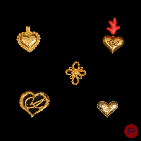 CHRISTIAN LACROIX - 1990/2000'S- BROCHES, BROCHE-PENDENTIF
