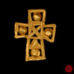 CHRISTIAN LACROIX - 1990/2000'S- BROCHE-PENDENTIF