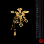 CHRISTIAN LACROIX - 1990/2000'S- BROCHE-PENDENTIF