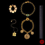 BALMAIN, GUY LAROCHE, PACO RABANNE- COLLIERS, BRACELET