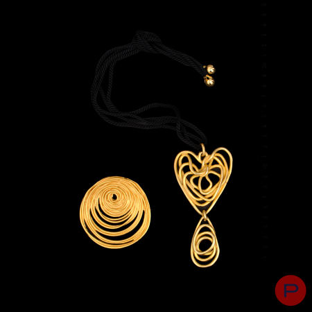 BALENCIAGA- COLLIER, BROCHE