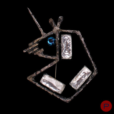 JACQUES GAUTIER - CIRCA 1980- BROCHE