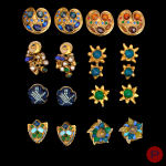 KALINGER- BOUCLES D'OREILLES