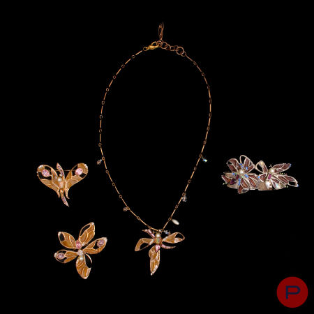 CHRISTIAN LACROIX - 1990/2000'S- BRACELET, BROCHES, COLLIER