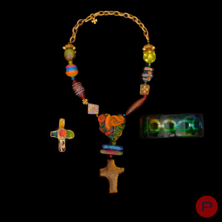 CHRISTIAN LACROIX - 1990/2000'S- COLLIER, MANCHETTE, BROCHE