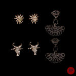 CHRISTIAN LACROIX - 1990/2000'S- BOUCLES D'OREILLES