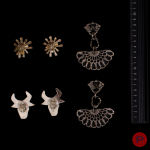CHRISTIAN LACROIX - 1990/2000'S- BOUCLES D'OREILLES