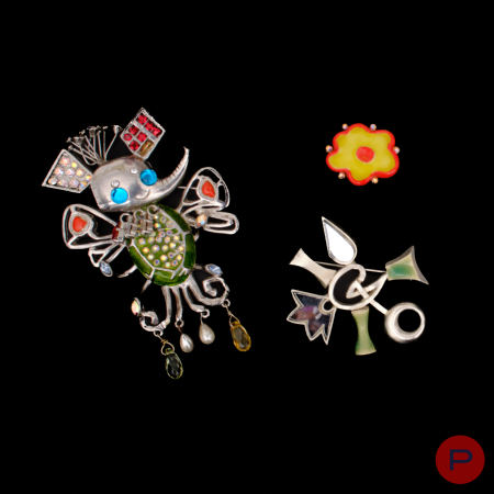 CHRISTIAN LACROIX - 1990/2000'S- BROCHES, BAGUE