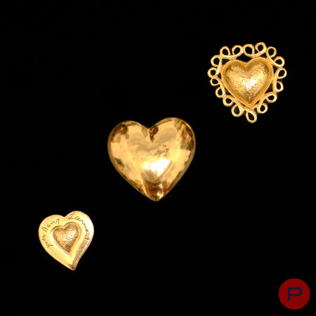 YVES SAINT LAURENT - 1980'S- BROCHE-PENDENTIF, BROCHES