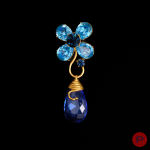 YVES SAINT LAURENT - 1980'S- BROCHE