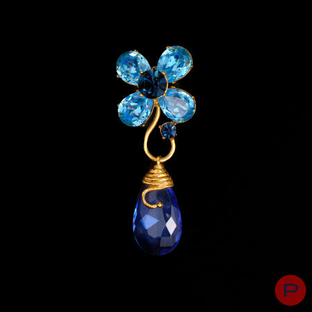 YVES SAINT LAURENT - 1980'S- BROCHE