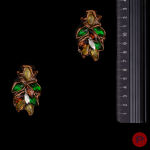 CRÉATIONS NOPP- PAIRE DE BOUCLES D'OREILLES