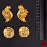 YVES SAINT LAURENT - 1980'S- BOUCLES D'OREILLES