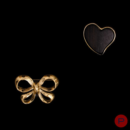 YVES SAINT LAURENT - 1980'S- BROCHES