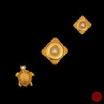 YVES SAINT LAURENT - 1980'S- BROCHE-PENDENTIF, BROCHE, PENDENTIF