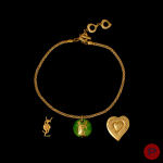 YVES SAINT LAURENT - 1980/90'S- COLLIER, BROCHE, PIN'S