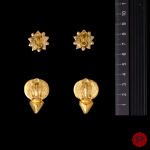 YVES SAINT LAURENT - 1980/90'S- BOUCLES D'OREILLES