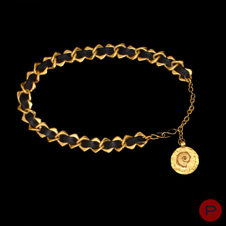 YVES SAINT LAURENT - 1980/90'S  - CEINTURE CHAÎNE