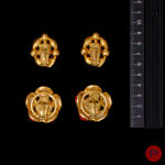 YVES SAINT LAURENT - 1980/90'S- BOUCLES D'OREILLES