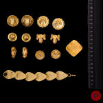 BALENCIAGA, CELINE, GIVENCHY, GIVENCHY PARFUMS, NINA RICCI- BRACELET, BOUCLES D'OREILLES, BROCHE