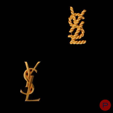 YVES SAINT LAURENT - 1980/90'S- BROCHES
