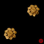 YVES SAINT LAURENT - 1980'S- PAIRE DE BOUCLES D'OREILLES