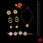 NINA RICCI, GIVENCHY, BALENCIAGA, COMPTOIRS DE LA BANQUISE, FRANCK HERVAL - 1977, DONT- BOUCLES D'OREILLES, BRACELET, COLLIER, BROCHE