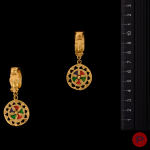 YVES SAINT LAURENT - 1980/90'S- PAIRE DE BOUCLES D'OREILLES