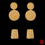 YVES SAINT LAURENT - 1980/90'S- BOUCLES D'OREILLES