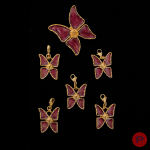 YVES SAINT LAURENT - 1980'S- BROCHE, CHARM