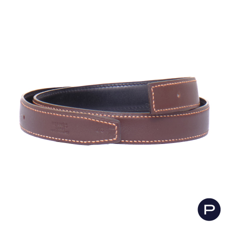 HERMÈS - 1999  - CUIR DE CEINTURE