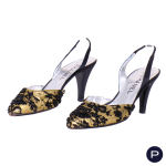 CHANEL - PAIRE DE SLING-BACK