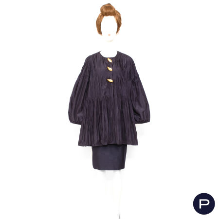 GIANFRANCO FERRÉ - 1990'S - ENSEMBLE, VESTE, JUPE, ÉTOLE