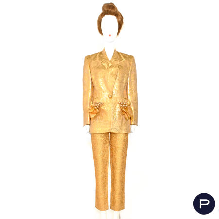 GIANFRANCO FERRÉ - 1990'S - ENSEMBLE DU SOIR, VESTE, PANTALON