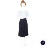 LANVIN - CIRCA 2016 - JUPE PORTEFEUILLE