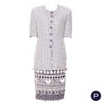 GIANFRANCO FERRÉ X BERGDORF GOODMAN - PRINTEMPS-ÉTÉ 1991 - ENSEMBLE, VESTE, HAUT, JUPE