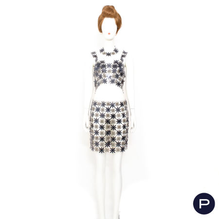 PACO RABANNE X JULIEN DOSSENA - ENSEMBLE, HAUT, JUPE