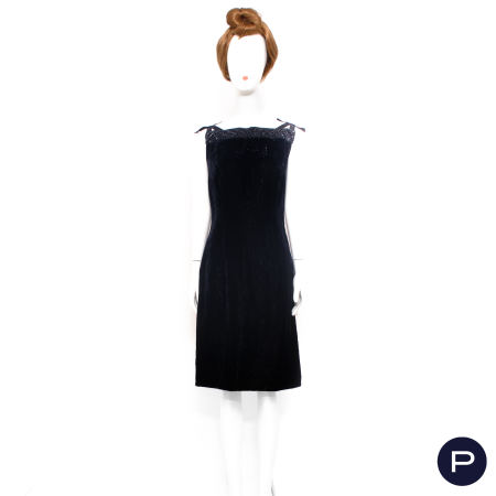 LANVIN CASTILLO X SUR AUTORISATION SPÉCIALE MARIA CARINE - CIRCA 1960 - ROBE