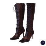 CHRISTIAN DIOR X JOHN GALLIANO - 2000'S - PAIRE DE BOTTES