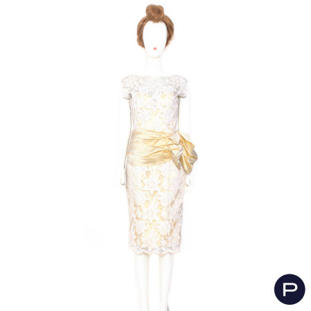 VICKY TIEL X BERGDORF GOODMAN - 1980'S - ROBE