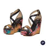 JIMMY CHOO - CIRCA 2018 - PAIRE DE SANDALES