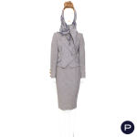 GIANFRANCO FERRÉ - 1990'S - TAILLEUR, CHÂLE