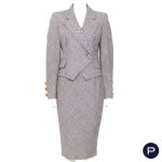 GIANFRANCO FERRÉ - 1990'S - TAILLEUR, CHÂLE