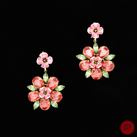 DOLCE & GABBANA - 2010/20'S- PAIRE DE BOUCLES D'OREILLES