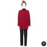 GIANFRANCO FERRÉ - 1990'S - MANTEAU, ÉTOLE