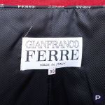GIANFRANCO FERRÉ - 1990'S - MANTEAU, ÉTOLE