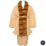 GIANFRANCO FERRÉ - 1990'S - ENSEMBLE, MANTEAU, JUPE