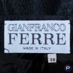 GIANFRANCO FERRÉ - 1990'S - ENSEMBLE, VESTE, JUPE, ÉTOLE