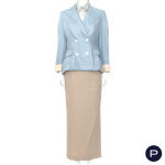 GIANFRANCO FERRÉ - CIRCA 2000 - VESTE, CHEMISIER, JUPE