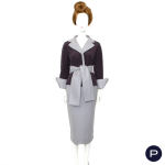 GIANFRANCO FERRÉ - CIRCA 2000 - ENSEMBLE, VESTE, JUPE, ÉTOLE